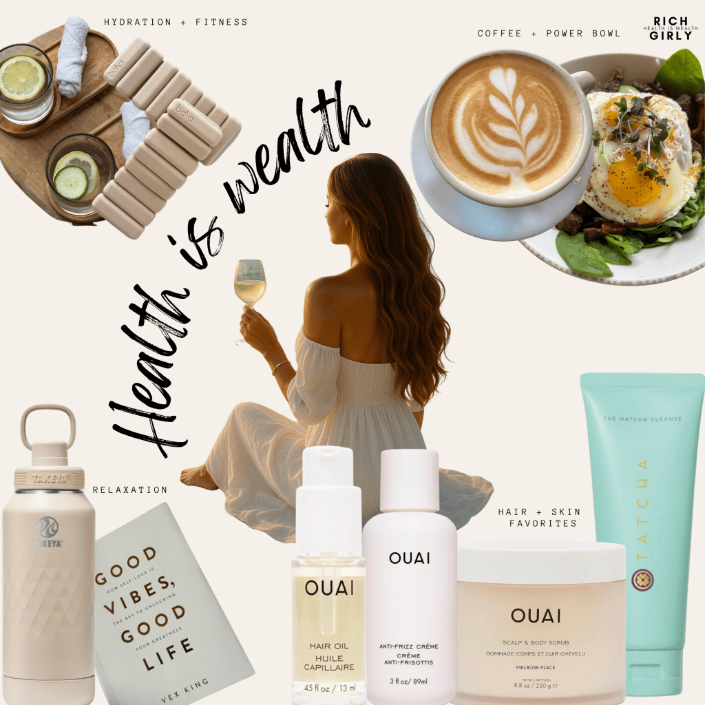 Health is Wealth, and she’s living it—one soft ritual at a&nbsp;time.